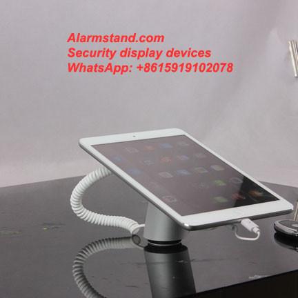 COMER rechargable Security Anti-theft burglar alarm holder with retractable cord and type-C cable