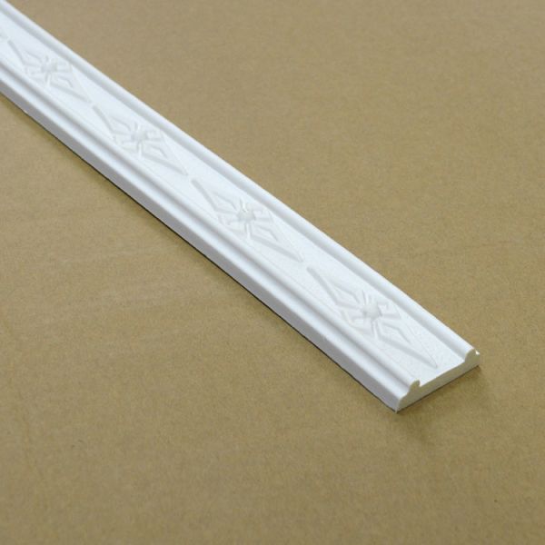 GB-82012 Hot-Sale Urethane Polymer Carved Fireproof Door Surround Chair Rail Mouldings For Living Room