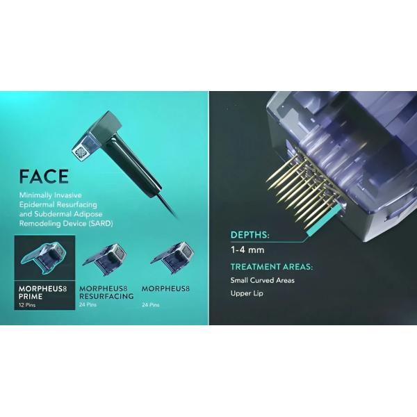 Morpheus8 Rf Microneedling PRP Skin Treatment Fractional Micro Needle Radio Frequency 12P/24P/40P RF Needle cartridges