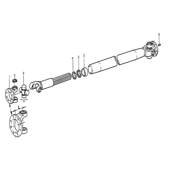 Sinotruk Spare Parts, 26013314062, φ165 Flange, Howo, Cnhtc, A7, Sinotruk