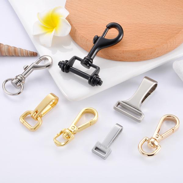 Custom Metal Swivel Snap Hook Buckle Handbag Accessories for User-Friendly Style