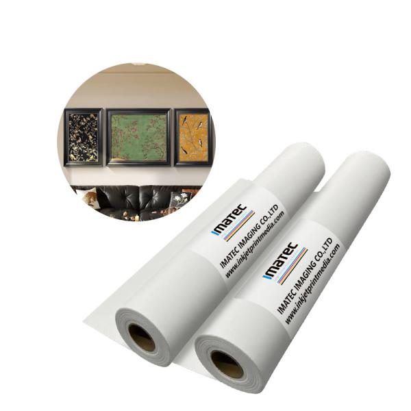 Matte Inkjet 360gsm Polycotton Canvas For Wall Decoration
