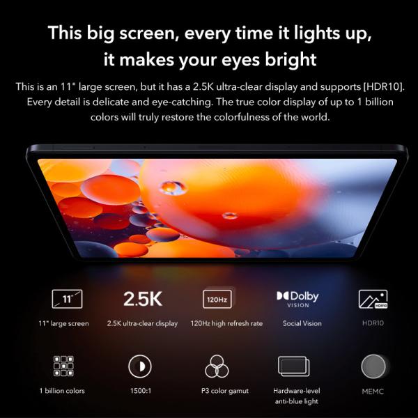 Xiaomi Mi Pad 5 Pro Tablet PC 11 Inch 2.5K LCD Snapdrgon 860 WiFi Version 6GB 128GB Mi Pad 5Pro 2021