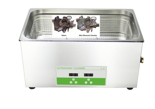 600 Watt Small Ultrasonic Cleaning Tank For Diesel , 8 Gallon Capacity