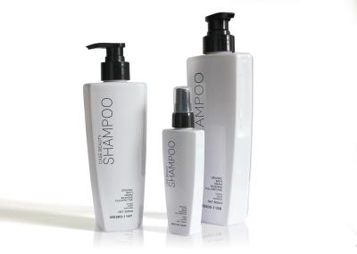 Solid White Plastic Cosmetic Bottles For Baby Care Products Storage