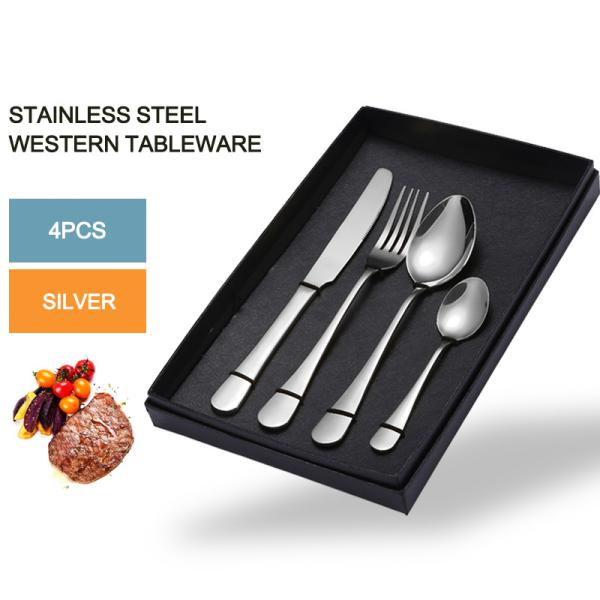 Set de talheres de aço inoxidável sustentável