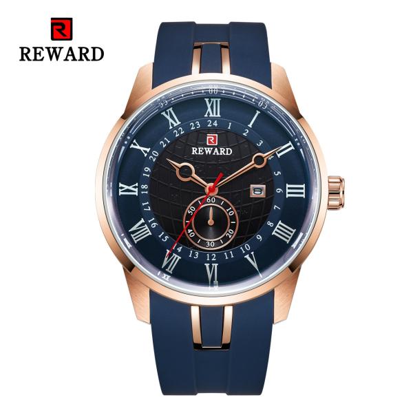 Alloy Sporty Mens Watches , Durable Mens Bracelet Watches With Silicone Strap