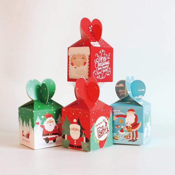 CMYK печатая подарочную коробку рождества Debossing 2500gsm творческую