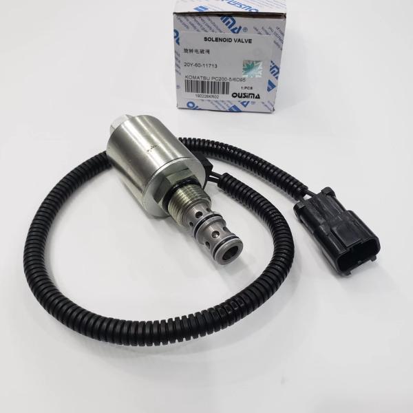 OUSIMA Solenoid Valve 20Y60-11713 For Excavator KOMATSU PC200-5 6D95