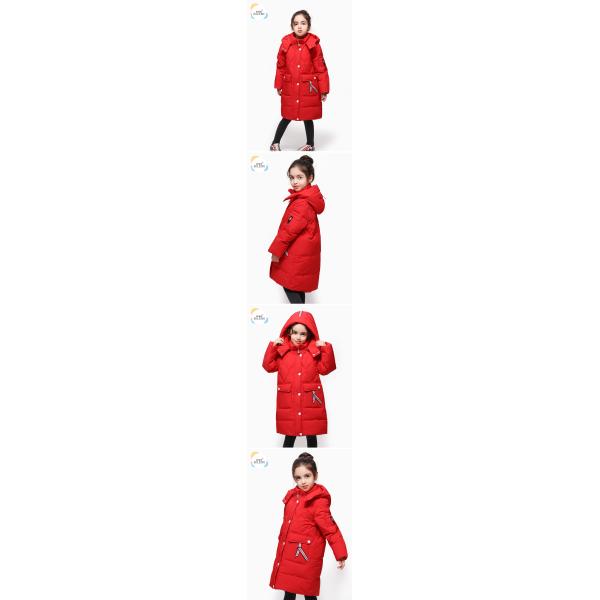 Kids Clothing Suppliers China Long Coat Winter Latest Girl Outdoor Children Hooded Down Jacket