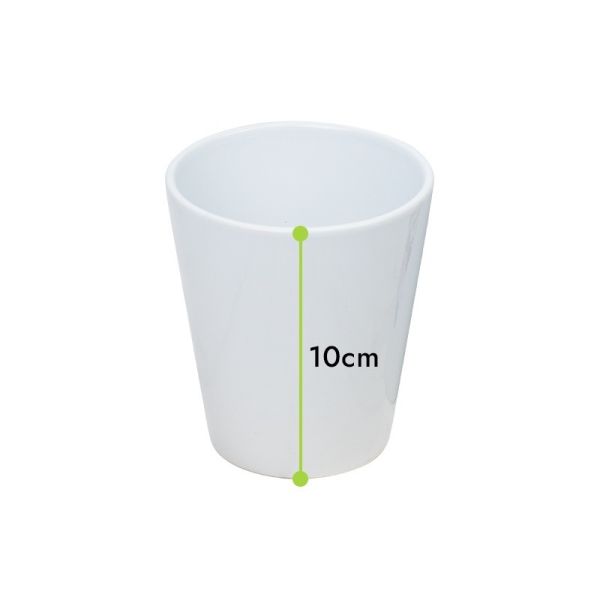 White Blank 12oz Sublimation Ceramic Flower Pots Custom Logo Ceramic Flower Pot Planters