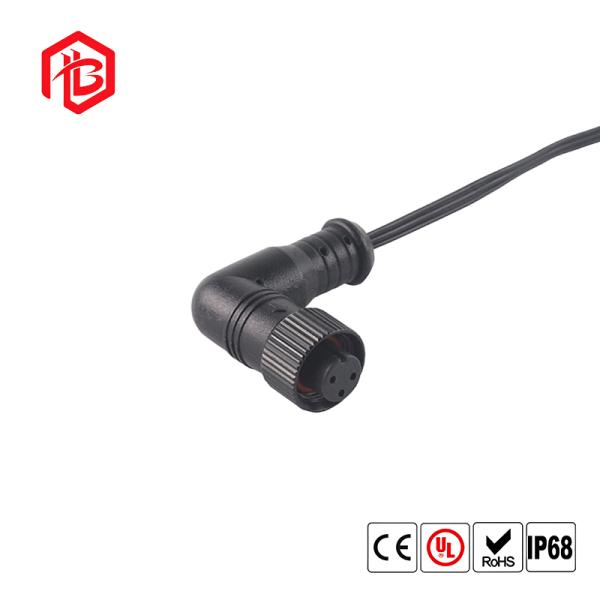 IP68 Waterproof M12 8 Pin Male Connector 90 Degree Right Angle Elbow Aviation Sensor Cable Circular Connector Product Connectors