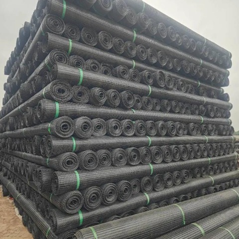 Plastic Geogrid Polypropylene And PE Material Ensuring Reinforcement And Stability In Various Construction