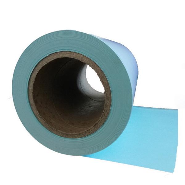 Airline Luggage Label Single  Proof Thermal Paper  With 50G Blue Glassine Paper