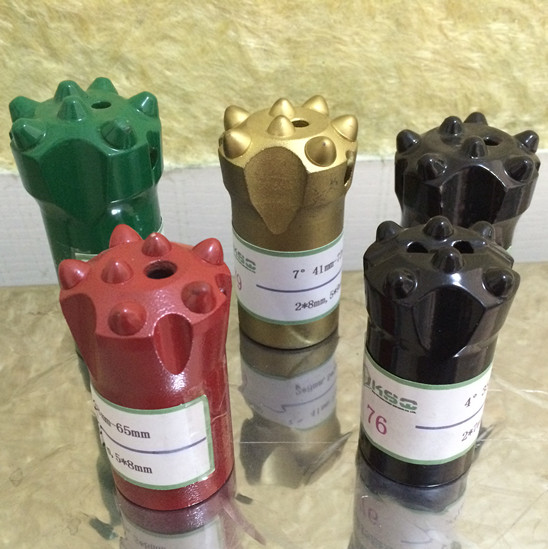 буровой наконечник кнопки карбида вольфрама 7/11/12 градуса, сплющенный бит кнопки 7