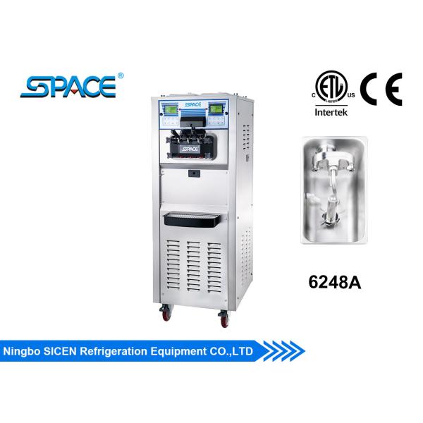 Professional Ice Cream Maker Machine Double Control Systems ETL Approved