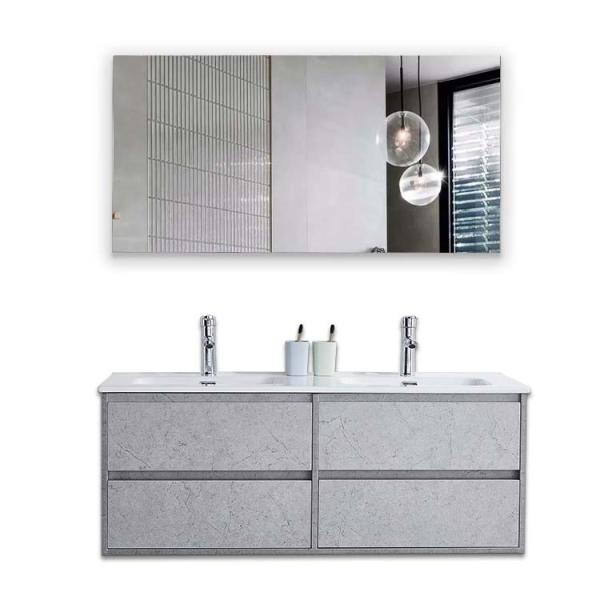 Allure European Style Bathroom Furniture Cabinets Floating Bath Top Double Sink