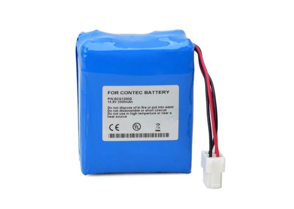 Contec ECG-1200 ECG-1200G ECG-1600D 4000mah Lipo Battery 14.8V 1 Year Warranty