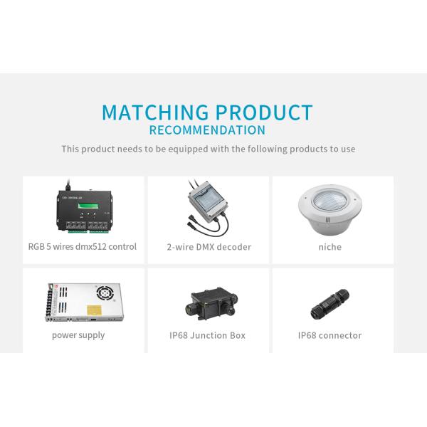 Бассейн нержавеющей стали RGBW DMX 25W освещает IP68 Par56 130LM