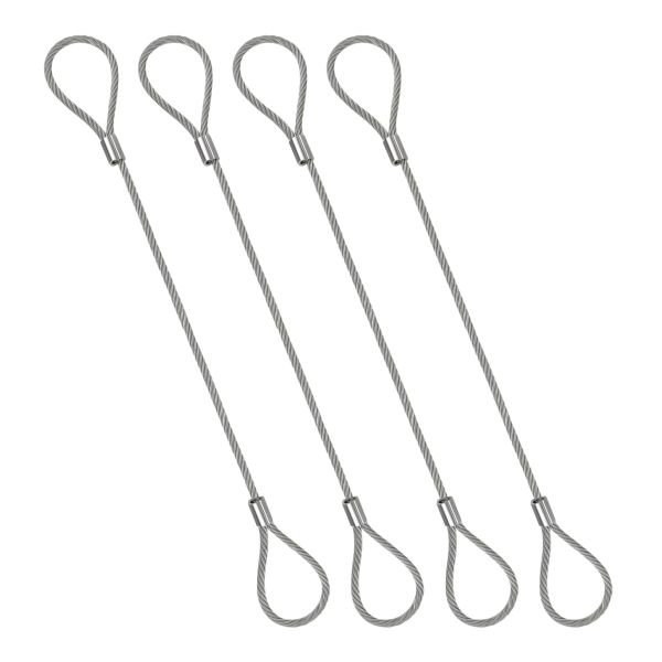Factory Price Stainless Steel Lashing Steel Wire Rope Sling with Mechanically Spliced Flemish Eye