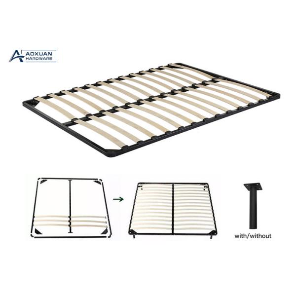 Knock Down Easy Assembling Slatted Bed Base Double