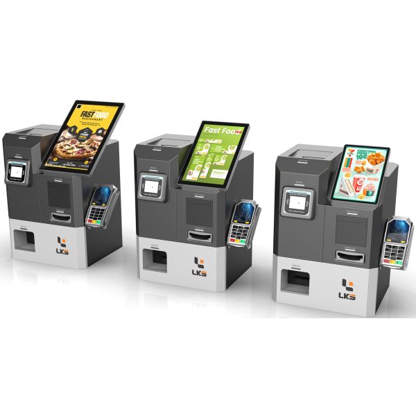 All In One Self Service Kiosk Ordering Payment Machine in Restaurants Fast Food Store