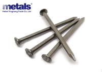 Madera dura y suave Q235 Clavos de alambre redondo común con zanja brillante pulida