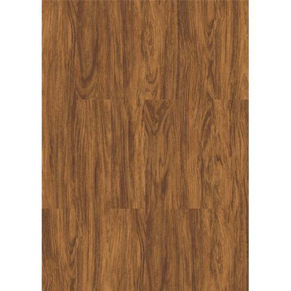 1220x183mm Fireproof SPC Plastic Flooring E0 Formaldehyde Ormosia Henryi Padauk GKBM SY-W3008