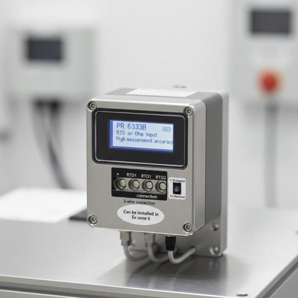 PR 6333B Programmable Transmitter High Measurement Accuracy 3-Wire Connection Ex Zone 0