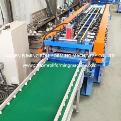 Máquina de moldagem de rolos de vigas de caixa Sistema de corte hidráulico