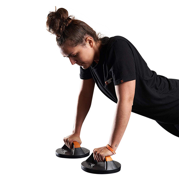 ABS EVA Non Slip Push Up Bar , Rotating Push Up Handle CE Certificate