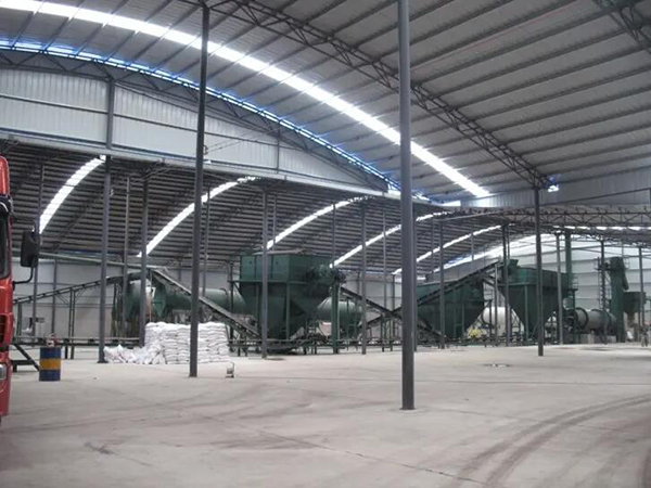 10t/H  Compost Fertilizer Production Line Organic Fertilizer Making Machine