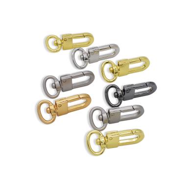 Black Swivel Snap Hook Durable Sturdy Heavy Duty Trigger Clips SGS ISO
