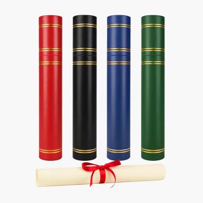 Custom Diploma Tube Graduation Certificate Holder Cylinder Scroll Paper Tube Box