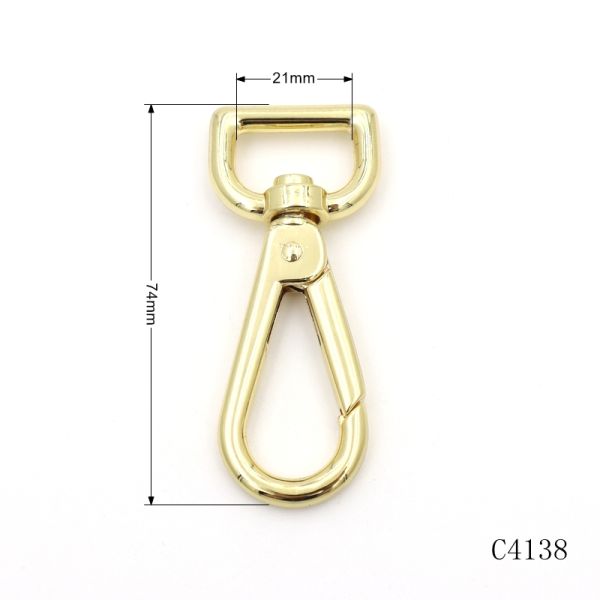 21mm Swivel Bolt Snap Hook Zinc Alloy Webbing Snap Hook OEM ODM
