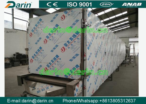 Single Screw Extruder For Pasta Macaroni , Pasta Extruding and Roaster Machine
