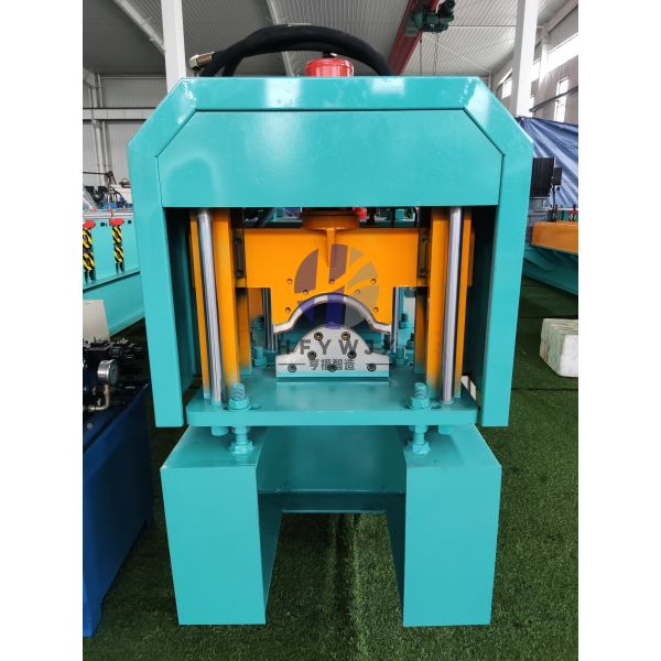 High Output 310mm Width 14 Row Molding PLC Control Ridge Tile Machine for Roof Ridge Roll Forming