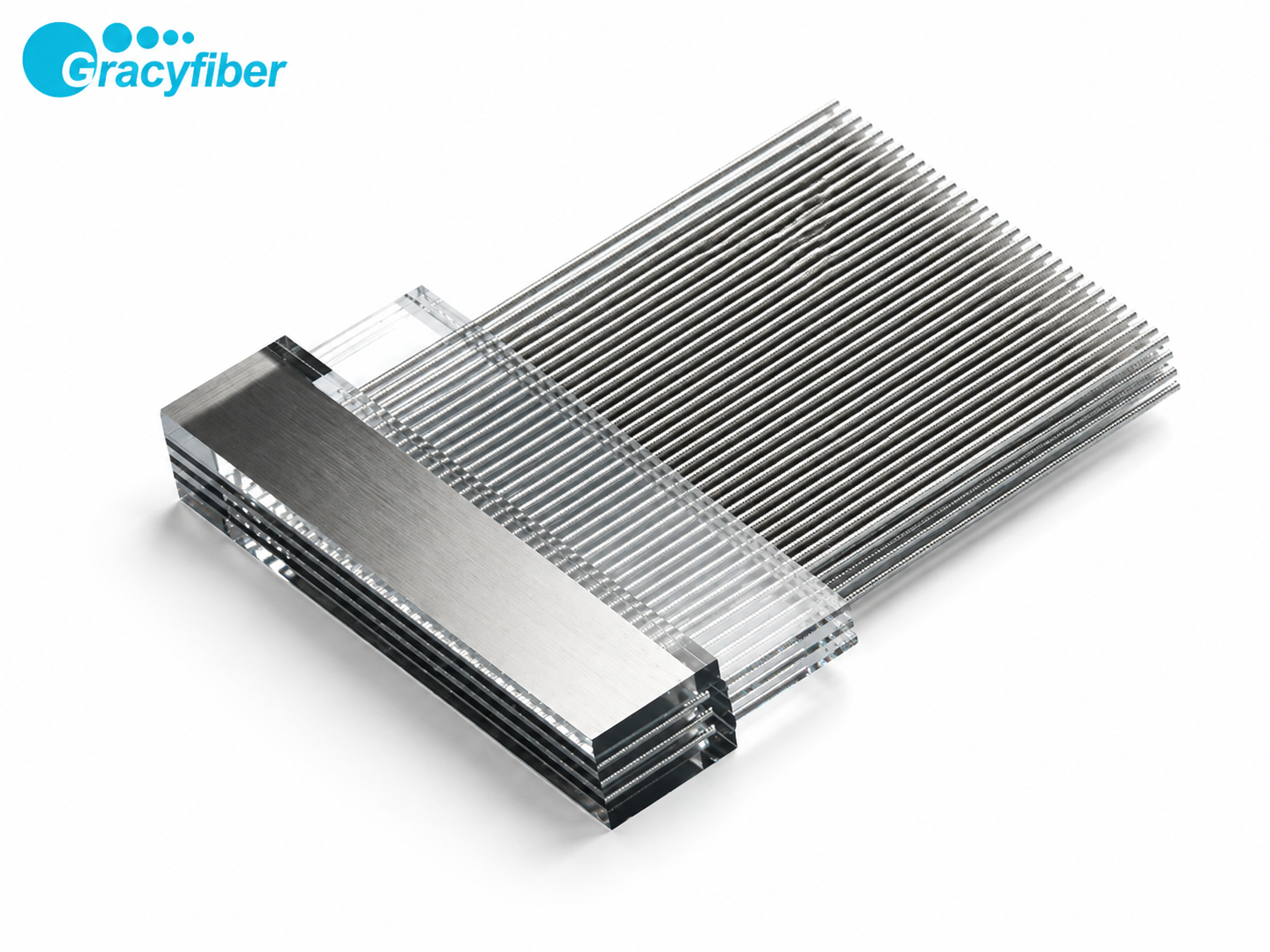Ultra-High Density 2D Fiber Array Unit 16 Channels to 1024 Channels