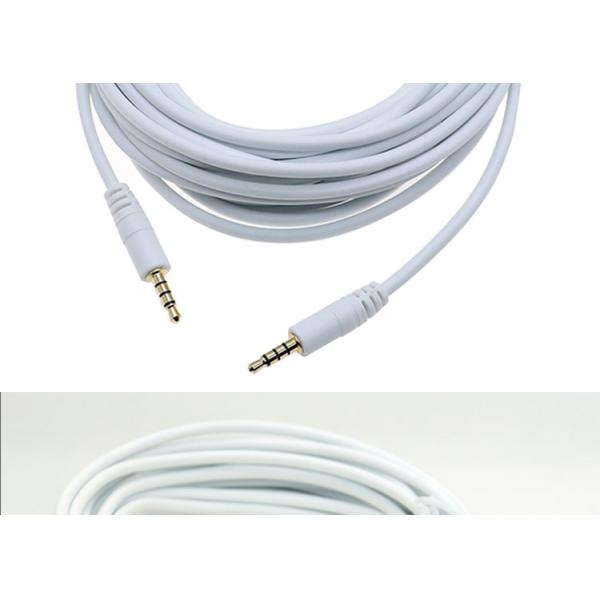 3.5mm Male to Male Female Stereo Aux Mono Jack 3 Poles TRS 4 Poles TRRS Microphone Patch Audio Extension Cable