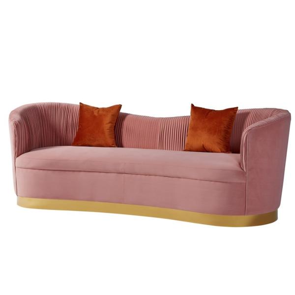 Velvet Fabric French Country Style Couches Living Room Fabric Sofas