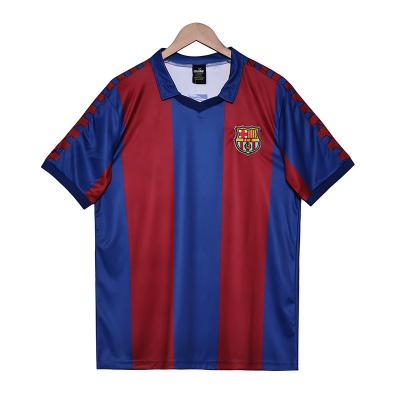 Barcelone Retro Jersey 1980-1982 Édition à domicile Édition commémorative pour les fans