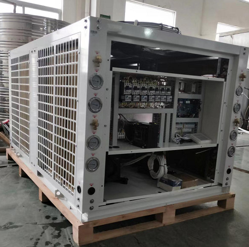 72KW Custom Air Source Heat Pump with Titanium Heat Exchanger and Scroll Compressor