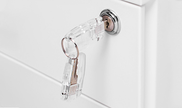 Keda 3 Drawer 0.150 CBM Steel Mobile Pedestal