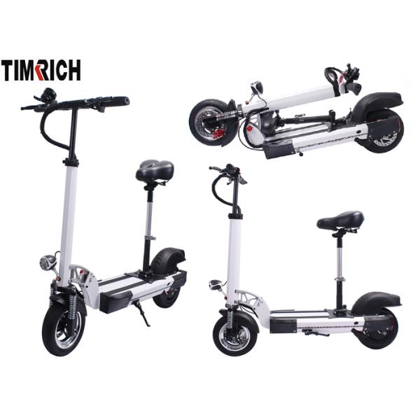 TM-KV-930C 500W Folding Electric Battery Powered Bike / 10 Inch Electric Scooter With Cushion