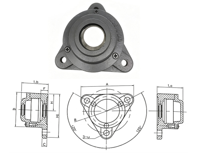 High Precision Bearing housing 722508DB Transport machinery bearings