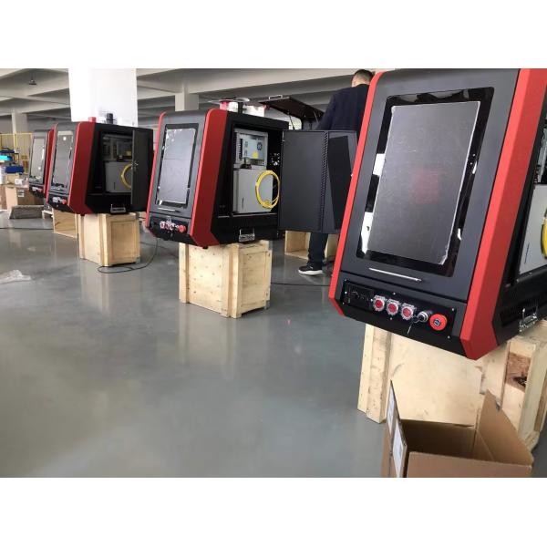Double Red Light Full Cover Laser Engraving Machine 30W 50W 80W 100W 120W 200W for Metal Marking Air Cooling Easy to Operate
