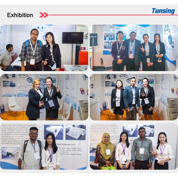 Высокое прилипание для ткани к ткани/ткани к ткани/вышивке/заплатам скрепляя склеивающую пленку мельт 0.08мм ПО горячую