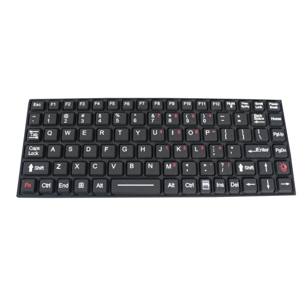 Dynamic Sealed Ruggedized Backlit Keyboard Panel Mounted Keyboard With Matrix FPC Cable