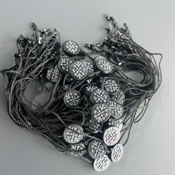 Black Garment Swing Tags Length 7 Inches Suitable for Apparel Identification and Product Description in Fashion Industry