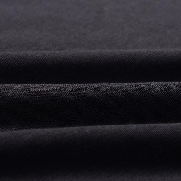 Brand factory custom logo male 100% cotton black autumn sweatshirt for men